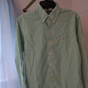 Ralph Lauren custom fit casual button doan